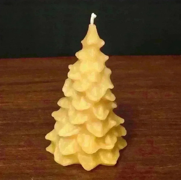 Handmade Beeswax Candles Medium  Tree - Picture 3 of 3